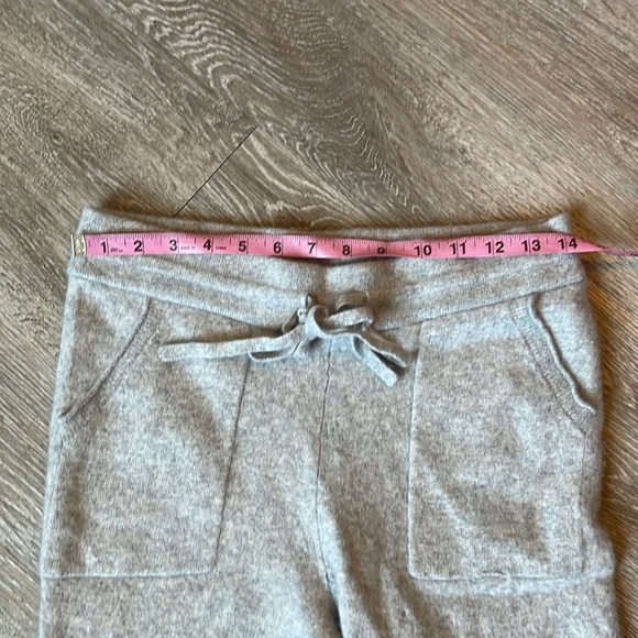 SPLENDID CASHMERE Joggers Pull on Tie Waist Womens small light gray - Picture 5 of 8